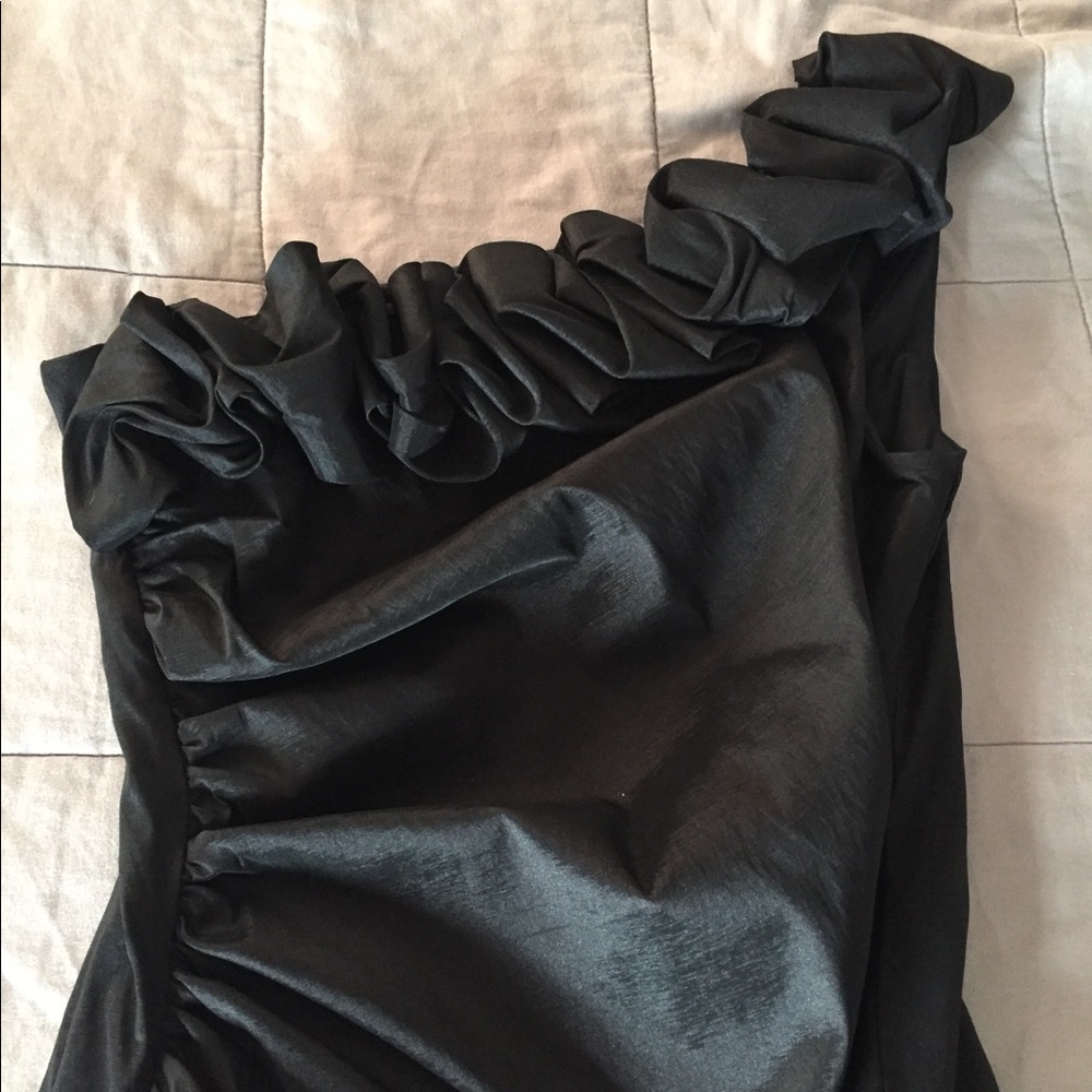 Mini one shoulder Black Dress size 8